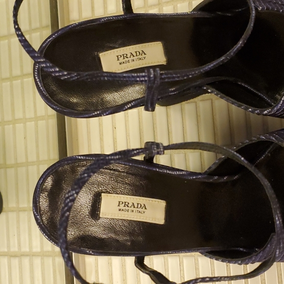 Prada wedge sandals size5.5 - Picture 4 of 9